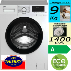 Lave Linge 9Kg 1400t/m...